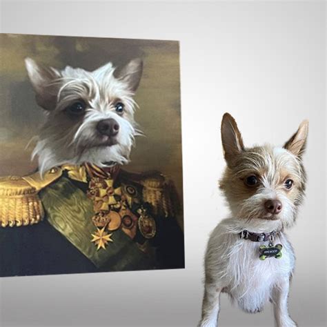Custom pet portrait oil painting from photo, photo to oil painting,100% handmade. Custom Royal Pet Portraits Personalized Cat & Dog Portrait ...
