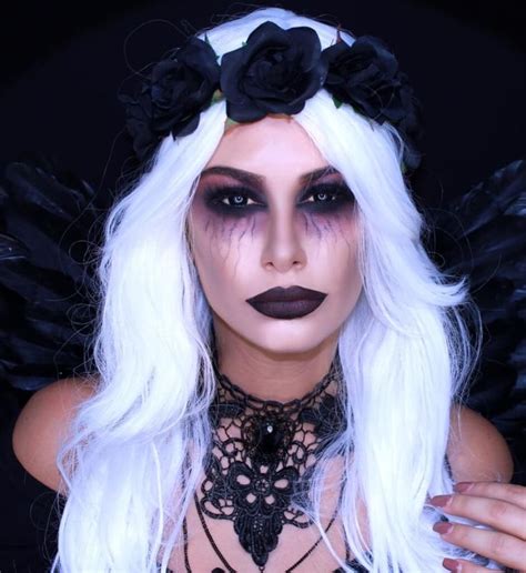 Complete List Of Halloween Makeup Ideas Images Dark Halloween Makeup Dark Angel