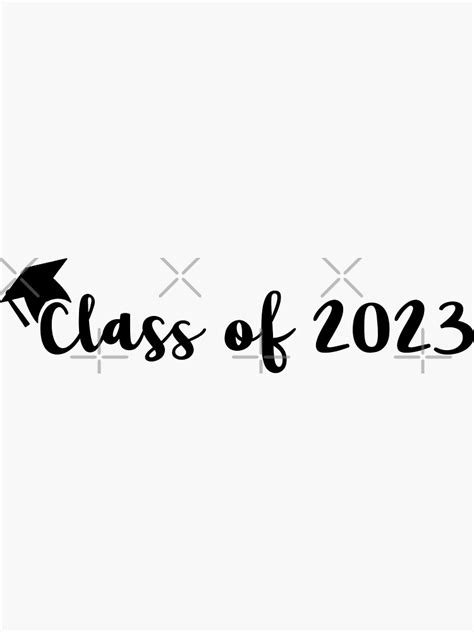 Class Of 2023 Sticker For Sale By Phoebesstore Redbubble