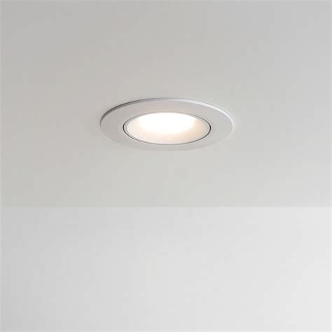 Recessed Led Ceiling Spot Flexx Tiltable Round White Lightinova