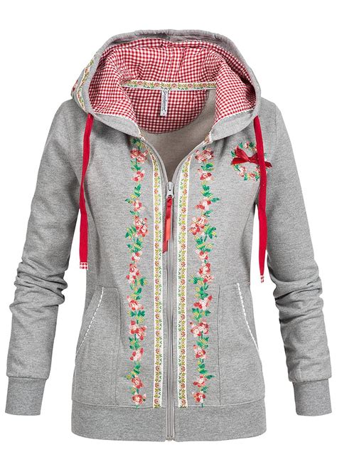 Shop cropped zip hoodies, oversized zip up hoodies and full, half zip & quarter zip hoodies for women. Seventyseven Lifestyle Damen Trachten Jacke Zip Hoodie ...