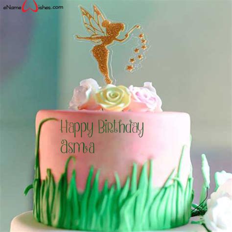 Fairy Themed Birthday Wish Name Cake Enamewishes Sister Birthday Cake Birthday Wishes With