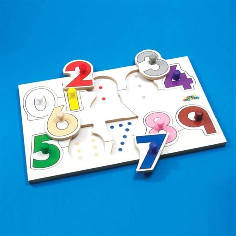Number Peg Puzzle Numeracy From Early Years Resources Uk