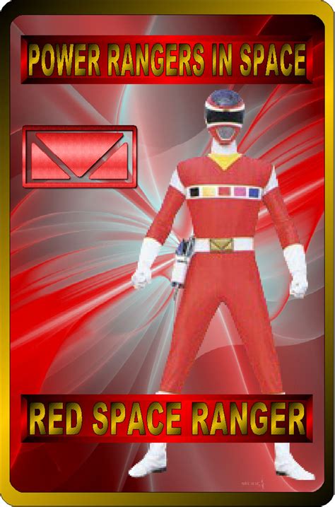 Red Space Ranger By Rangeranime On Deviantart Power Rangers In Space