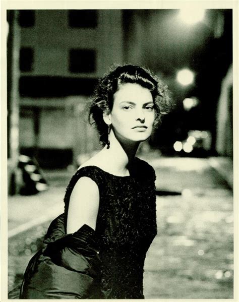 Linda Evangelista Linda Evangelista Peter Lindbergh Lindbergh