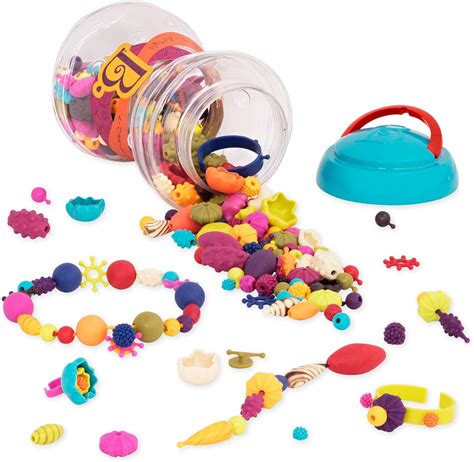 B Toys Bx1254z Pop Beads Jewelry Making Kit For 4 5 6 7 Year Old
