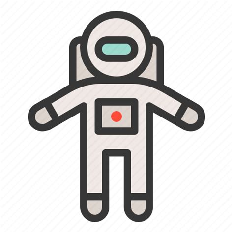 Astronaut Astronomy Explorer Space Space Suit Icon
