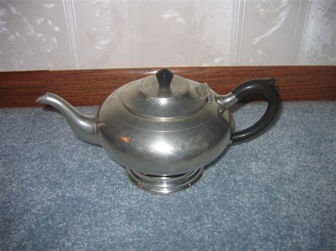 Vintage Sheffield Pewter Teapot Made In England Item 728 For Sale