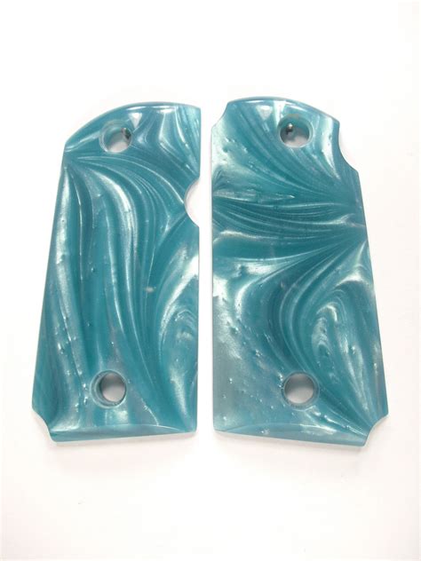 Tiffany Blue Pearl Kimber Micro 9 Grips Ls Grips