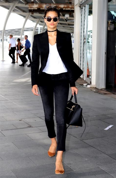 Shanina Shaik Changes Outfits As She Lands In Sydney For Myer Daily
