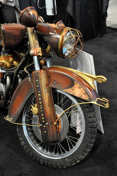 Just A Car Guy A Steampunk Motorcycle From Sema From Travis Deeter And