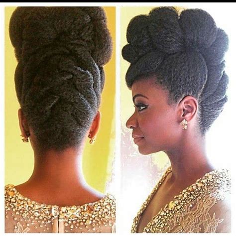 natural elegance 50 styles naturalista brides need to try for their wedding natural hair updo