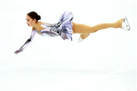 Alina Zagitova Of Olympic Athlete From Russia Competes During The