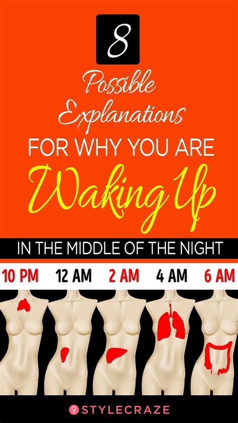 8 Possible Explanations For Why You Are Waking Up In The Middle Of The Night Health Wellness