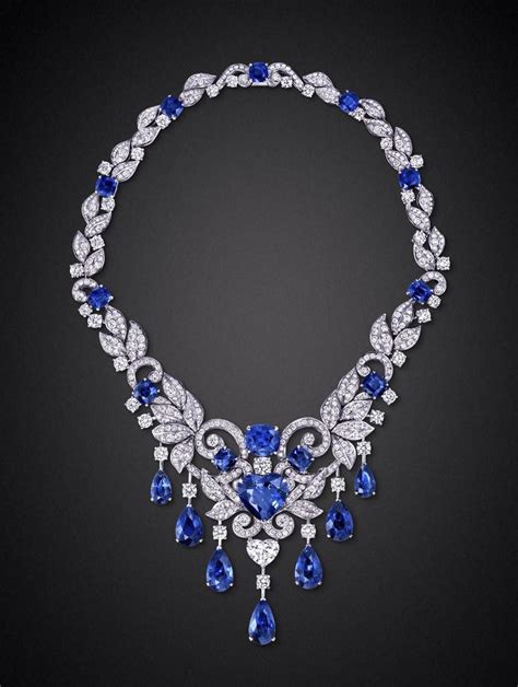 Graff Sapphire And Diamond Necklace Драгоценные камни Антикварные