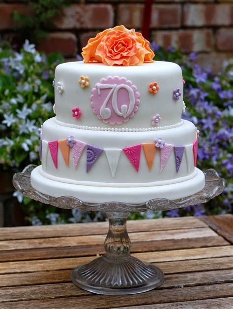 70th Birthday Cake For Women