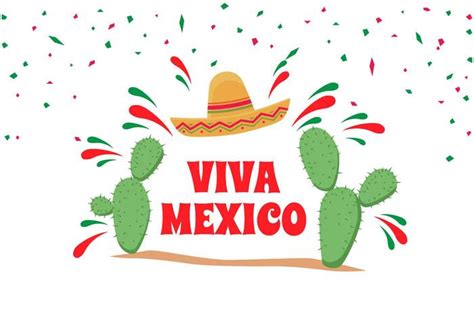 Vector De Ilustración De Viva Mexico 227910 Vector En Vecteezy