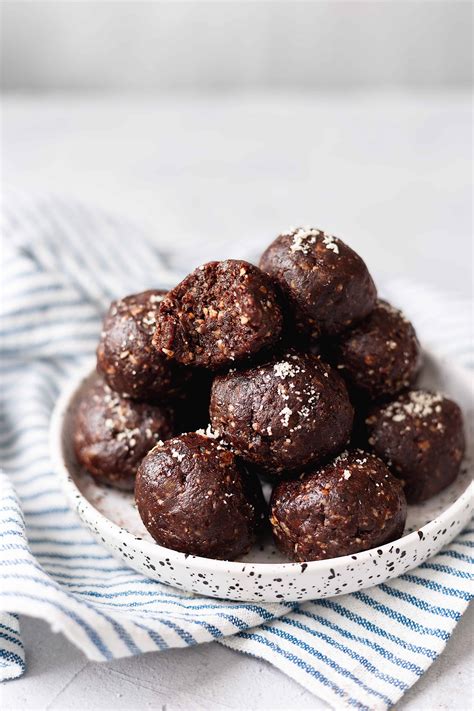 Peanut Butter Chocolate Bliss Balls Cupful Of Kale