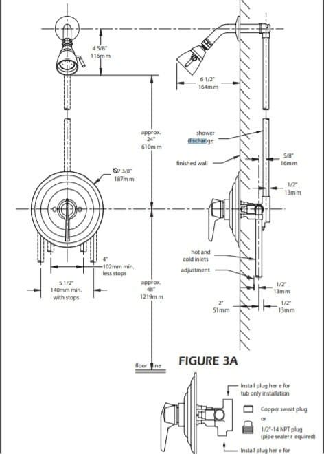 Shower Parts Names Diagram Explanation Of Plumbing Pieces