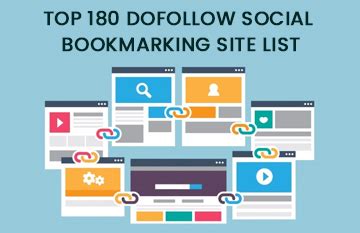 Top Dofollow Social Bookmarking Site List Free Bookmarking Sites List