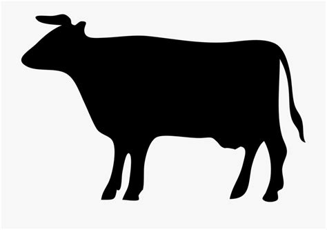 Download High Quality Cow Clipart Black And White Beef Transparent Png
