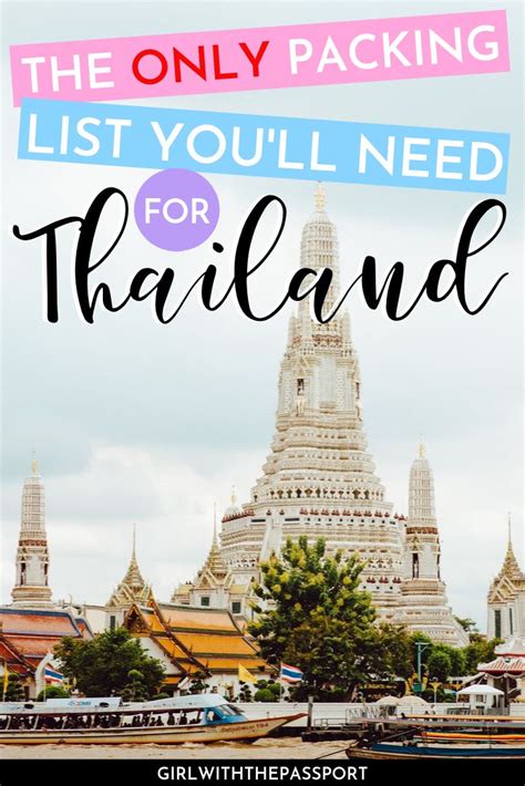 What To Pack For Thailand 20 Thailand Packing List Essentials