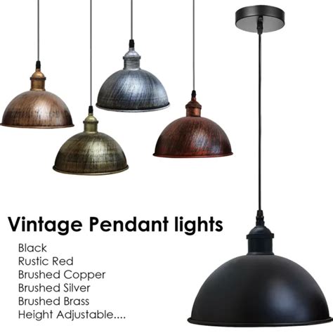 Industrial Retro Pendant Light Shade Suspended Ceiling Lights Style
