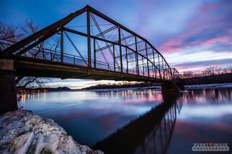 Old Bridge Over The Missouri River Fort Benton Montana Montana