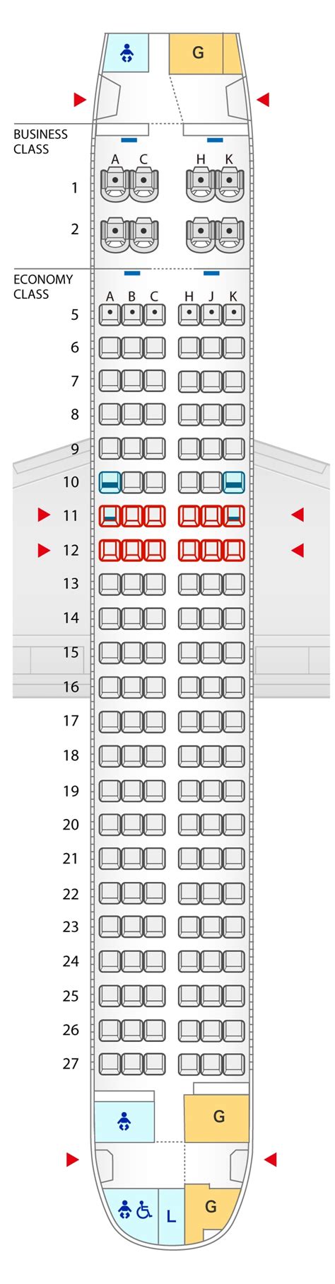 ผังที่นั่งของ Airbus A320neo ผังที่นั่ง ในเที่ยวบิน ข้อมูลการ