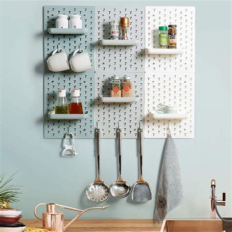 Pinterests Most Stylish Kitchen Pegboard Ideas Square Inch Home