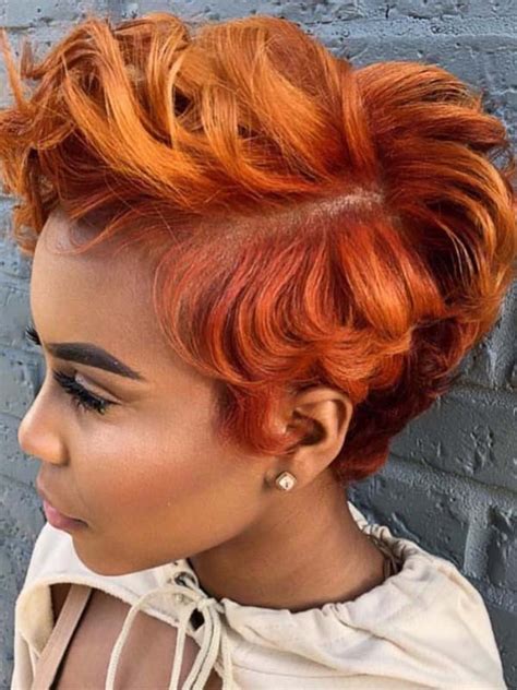 Hottest Copper Red Hair Colors Highlights For Short Hair In