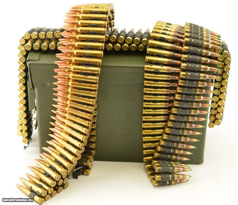 556 Ammo In Metal Links For Belt Fed Ar Rifles 350 Rounds