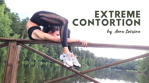 Extreme Contortion On The Bridge Contortionist Anya Youtube
