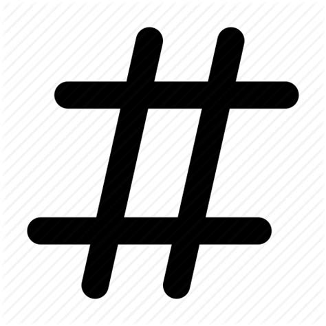 Hashtag Icon Png 71069 Free Icons Library