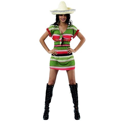 Mexican Poncho Dress Girl Lady Womens Costume Fancy Dress Wild West Fiesta Ebay