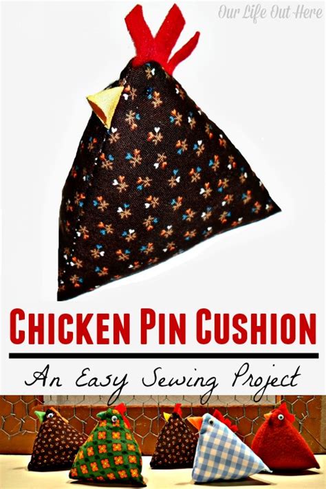 How To Make A Chicken Pin Cushion