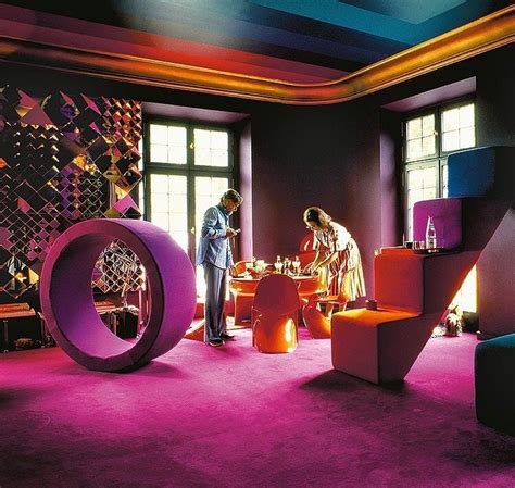 1960s Interiors By Danish Designer Verner Panton Interior Vintage 70s