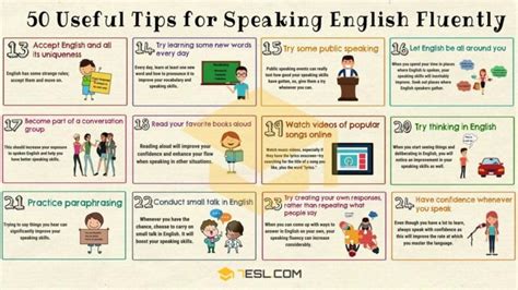 How To Speak English Fluently 50 Simple Tips 7esl