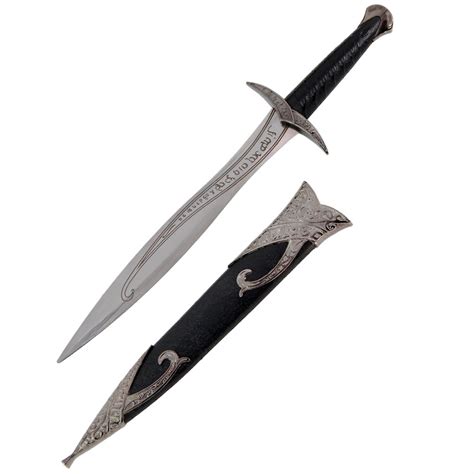 15 34 Short Fantasy Elven Sword Dagger With Scabbard