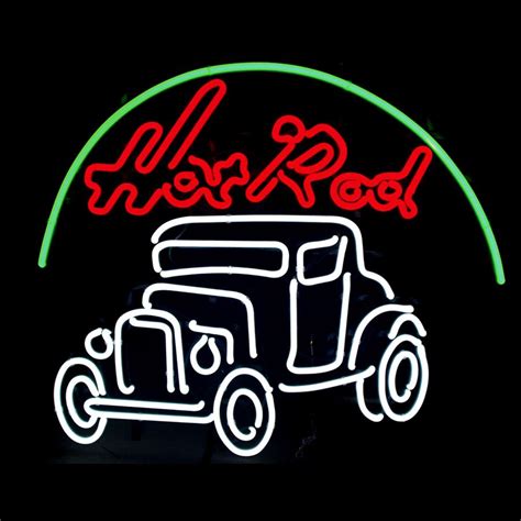 Model A Hot Rod Neon Sign Cool Neon Signs Neon Signs Neon Light Signs