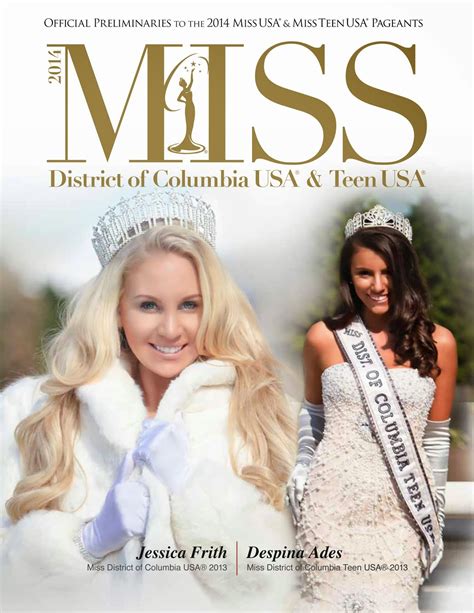 Pageant Design Blog Content Pages Designed For The Miss District Of