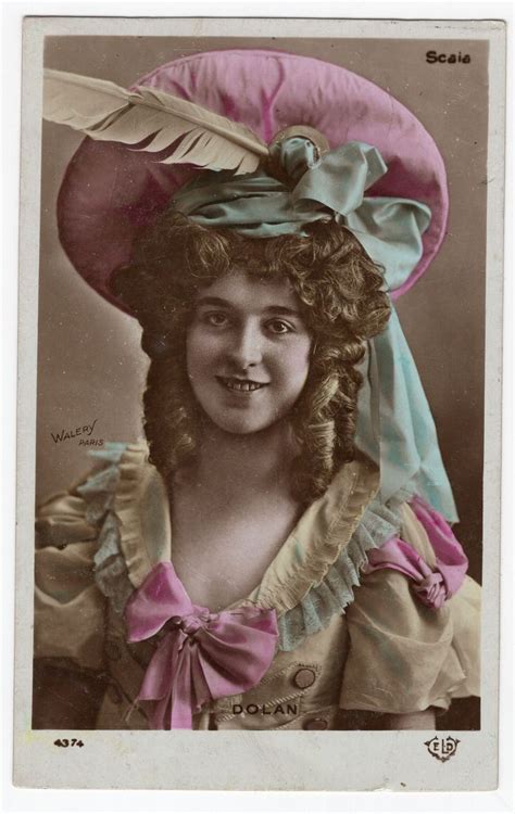 Tiller Girl Dolan E Le Deley Series 4374 Performance At La Scala Paris Circa 1906