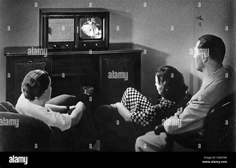 Historic Television 1939 Stock Photo Alamy