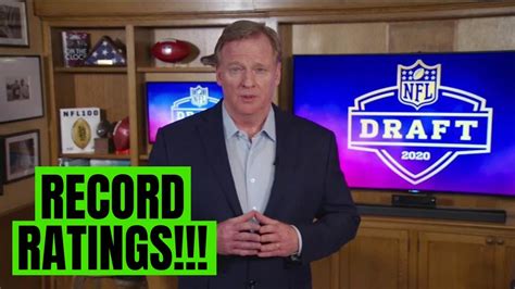 Nfl Draft First Round Shatters Viewership Records Youtube
