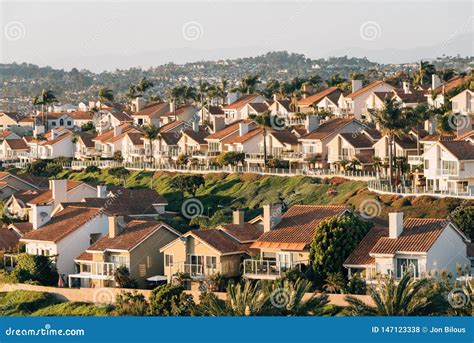 View Of Houses And Hills From Hilltop Park In Dana Point Orange County