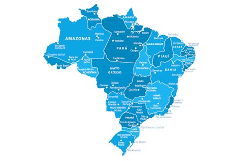 Estados Do Brasil Capitais Siglas Mapas E Mais Brasil Escola
