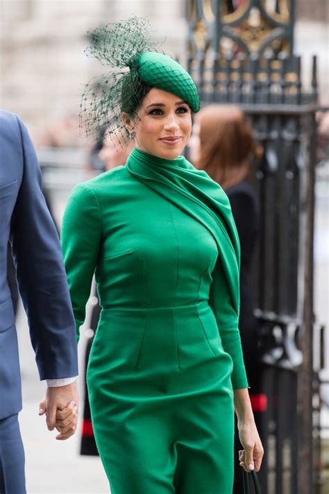 Meghan Markle Looks Glamorous In Green For Final Royal Engagement