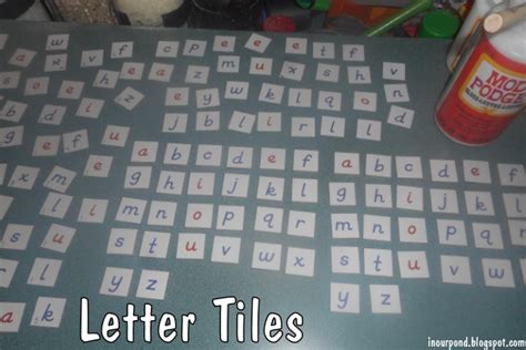 Letter Tiles For Spelling