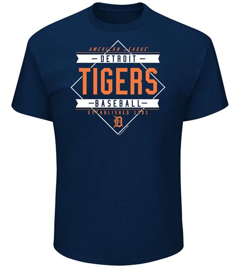 Mlb Mens Graphic T Shirt Detroit Tigers