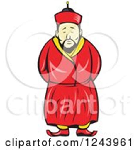 Royalty Free RF Chinese Man Clipart Illustrations Vector Graphics 1